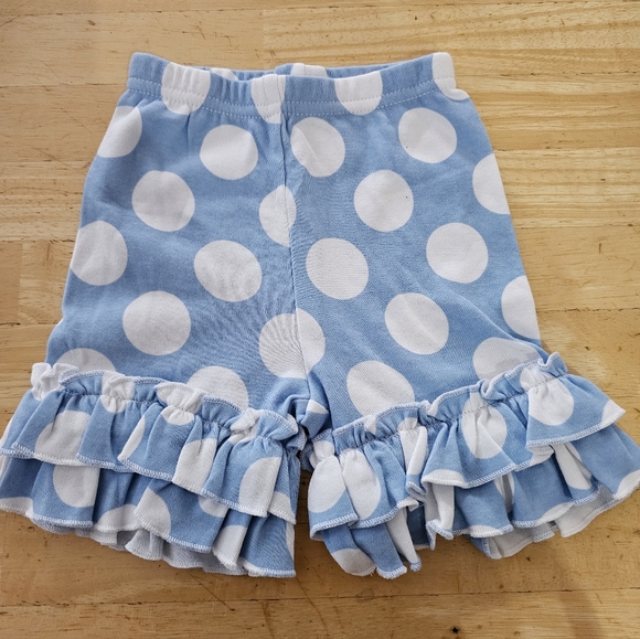 NWOT ARB BLANKS Lot of 3 Toddler Ruffle Leg  Shorts - Picture 2 of 6